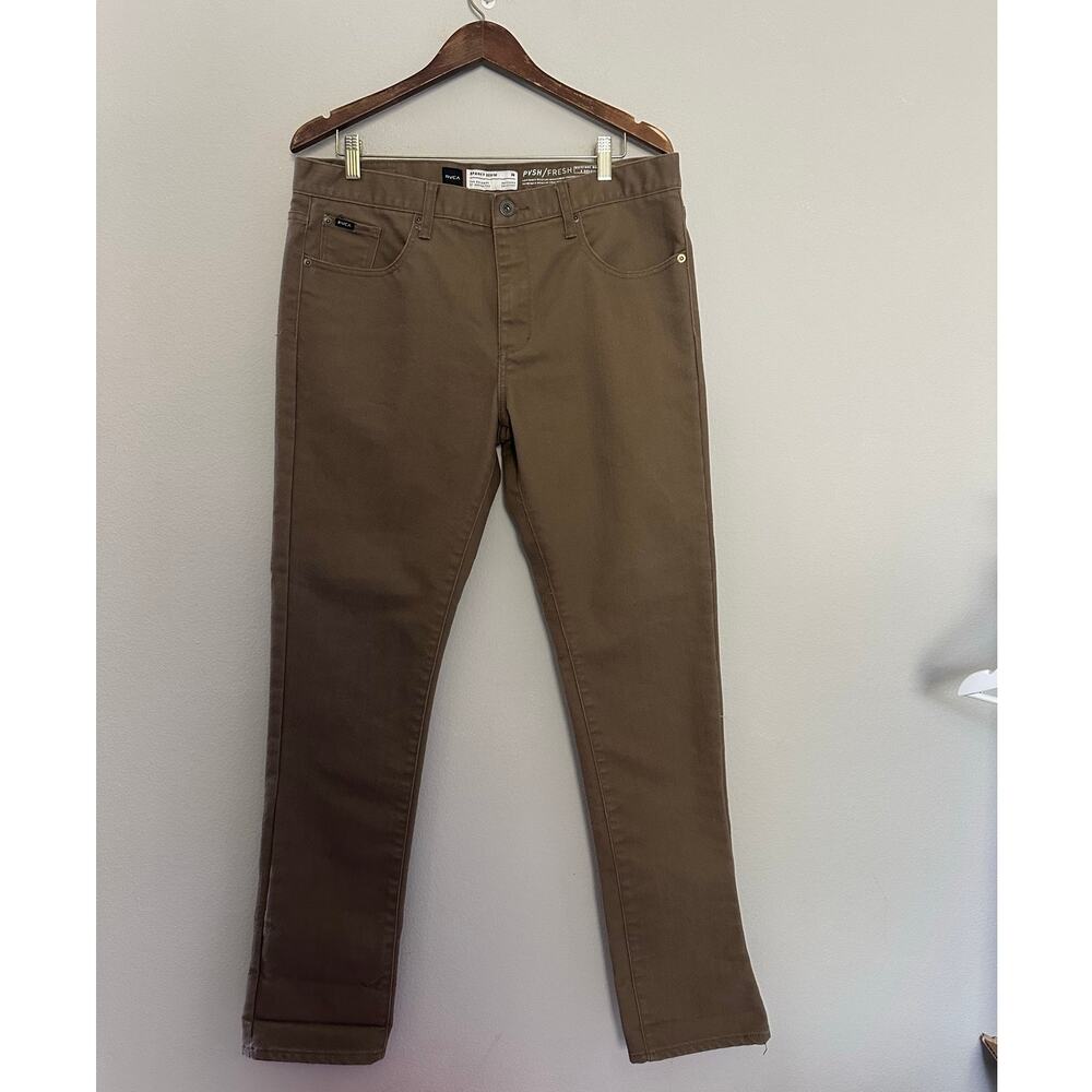 RVCA Spanky Denim Tan Jeans size 36